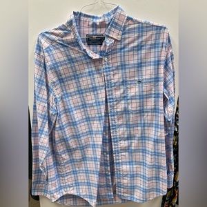 Vineyard vines classic Tucker performance fit men’s large button down shirt